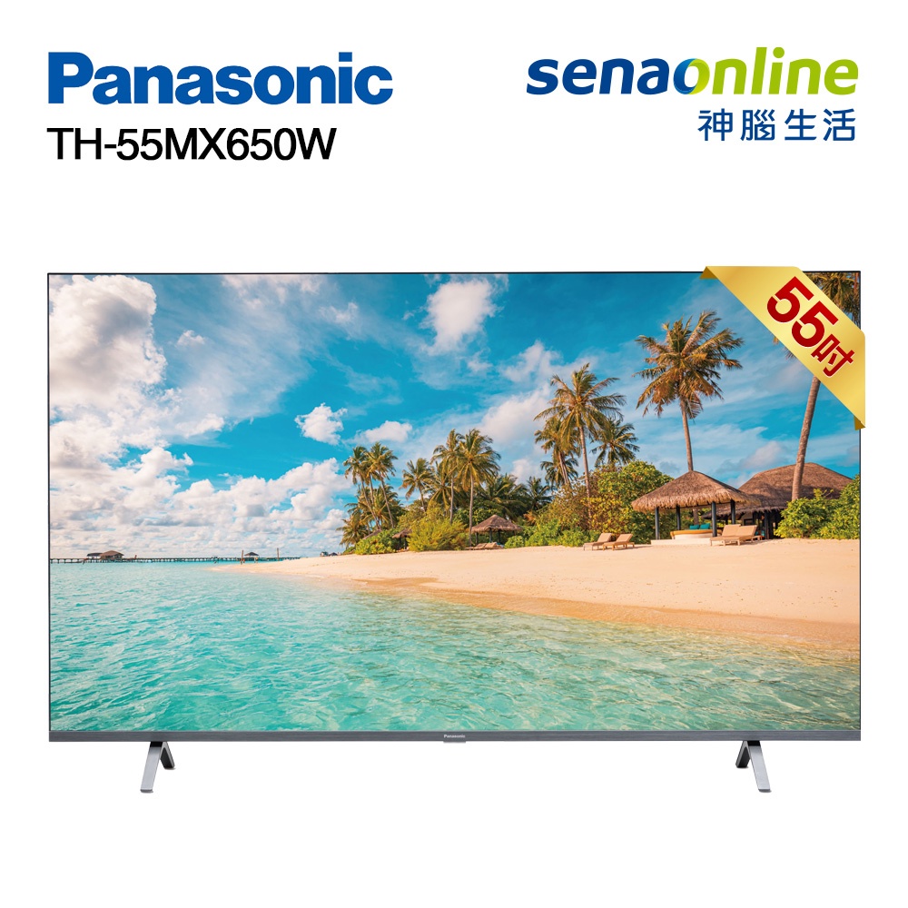 Panasonic 國際 TH-55MX650W 55型 4K Google TV智慧顯示器 電視